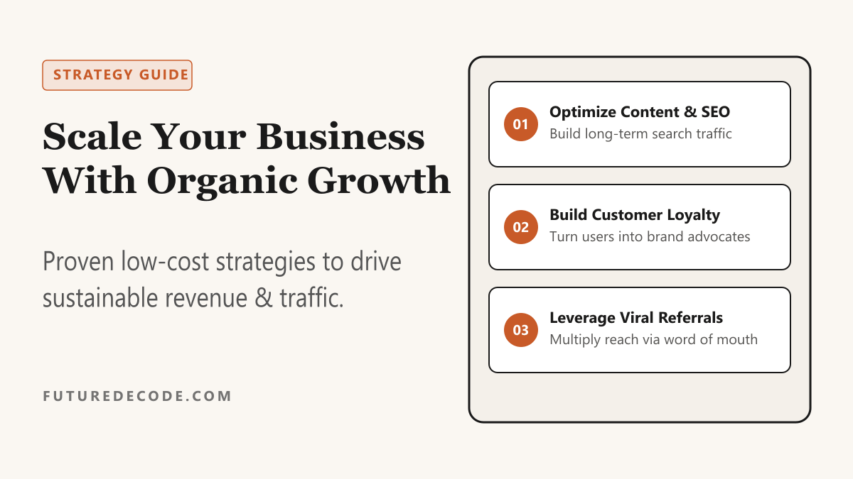 Organic Growth Strategies for Small Business: Zero Budget
